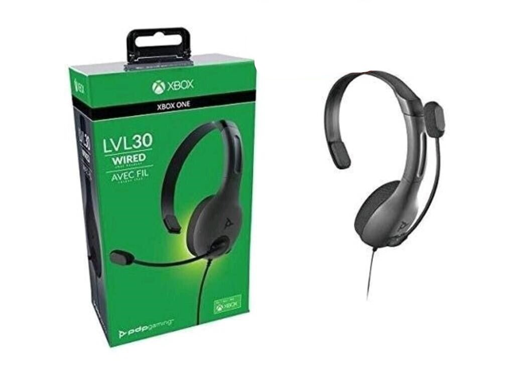 PDP LVL30 Wired Chat Headset For Xbox S