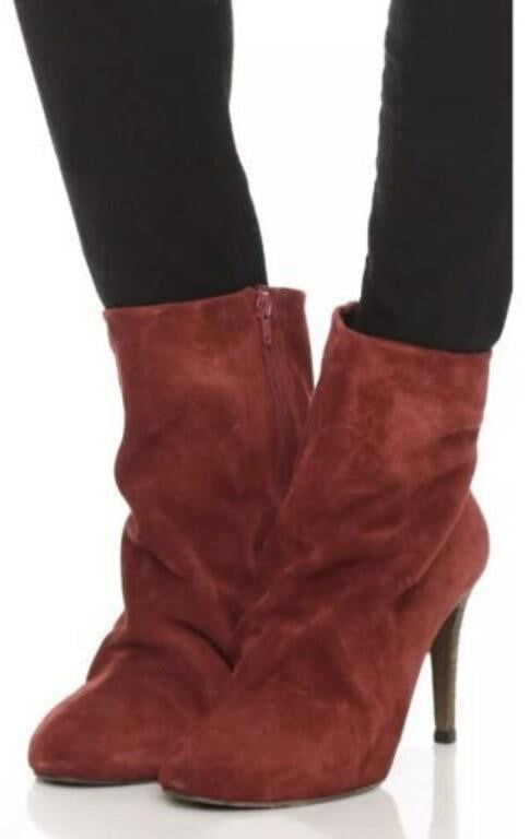 Free People Women's Fairfax Heel Boot, Rust, Size