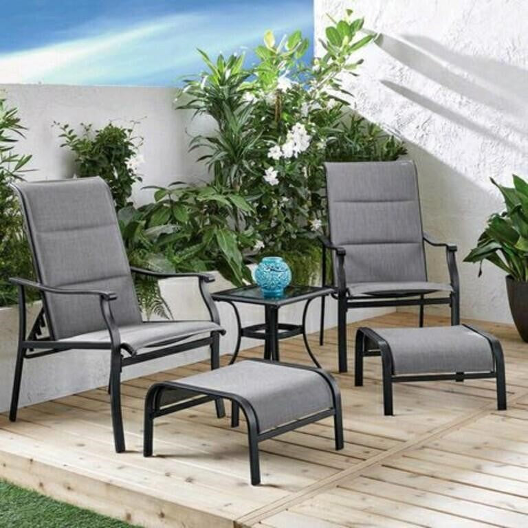 Mainstays, Charleston Sling Chat set, set of 5