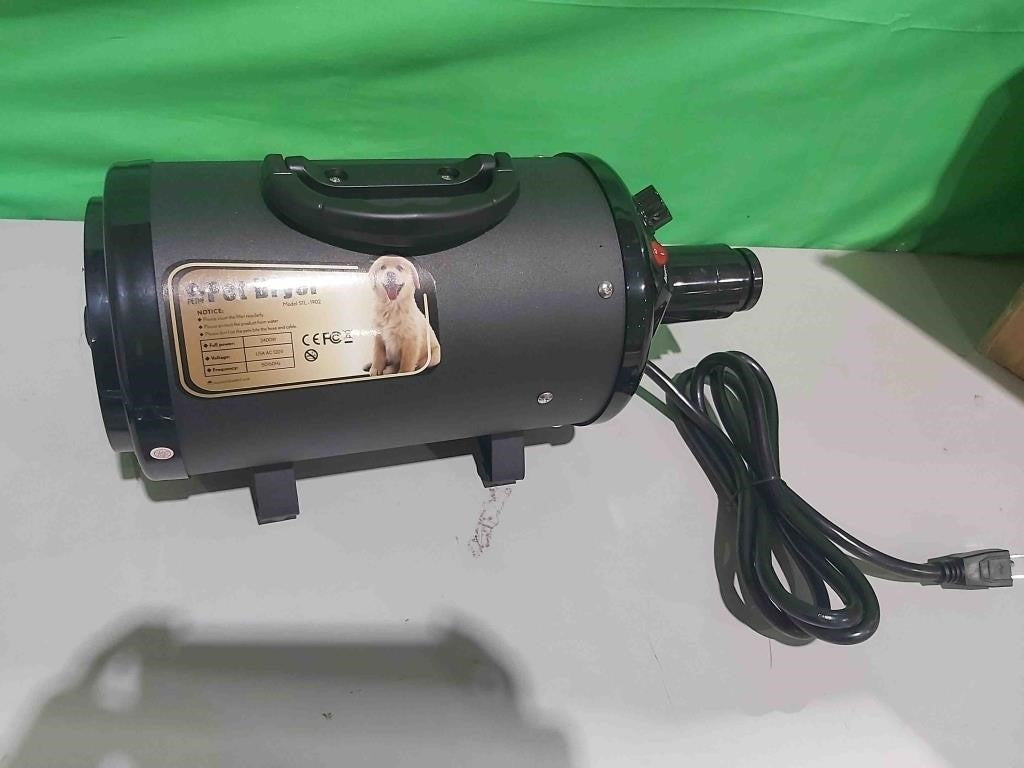 Petnf Upgraded Dog Dryer Black Model STL-1902