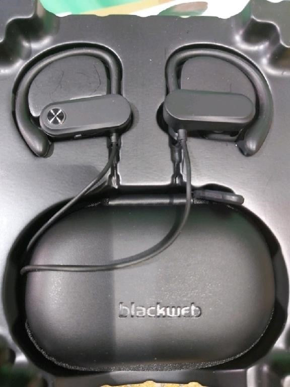 BLACKWEB Wireless Sports Ear-Hook IPX4 Water-Resis