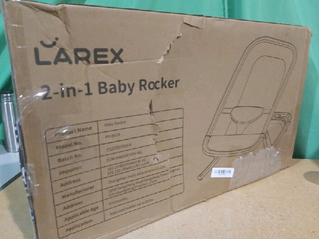 LAREX Portable Bouncer Seat Baby Rocker C
