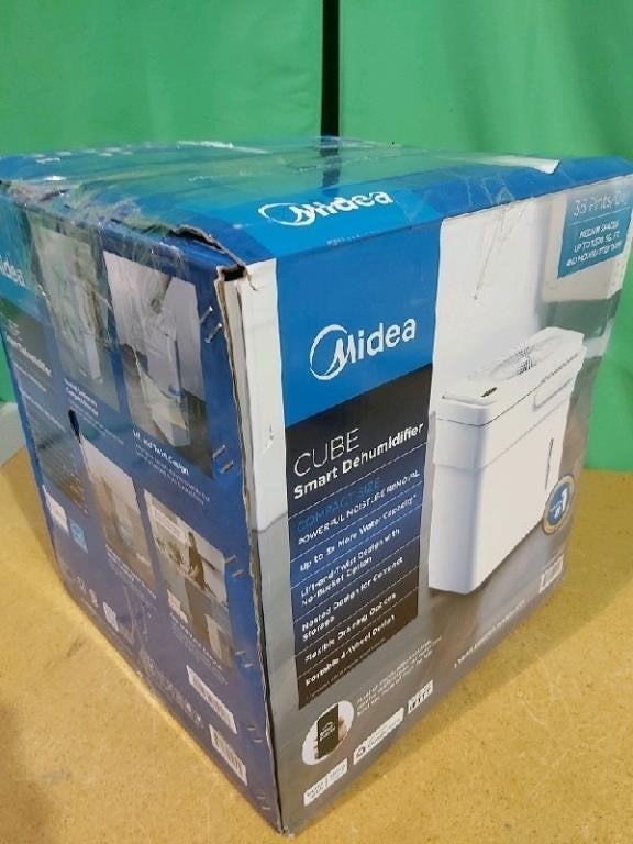 Midea, 35 Pint Cube Dehumidifier, White,MAD35