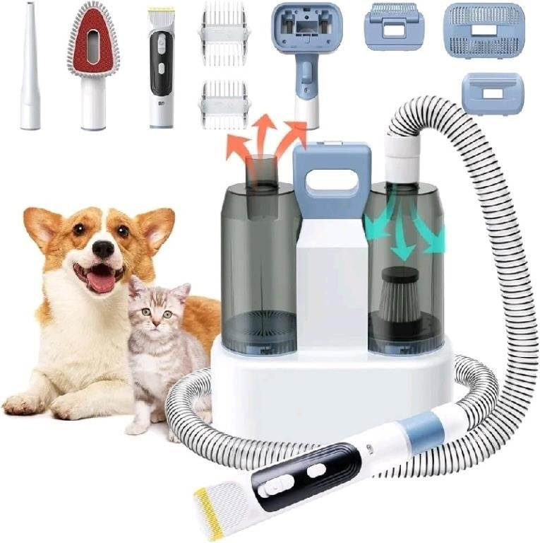 Pet Grooming Vacuum, 7 in 1 Dog Grooming