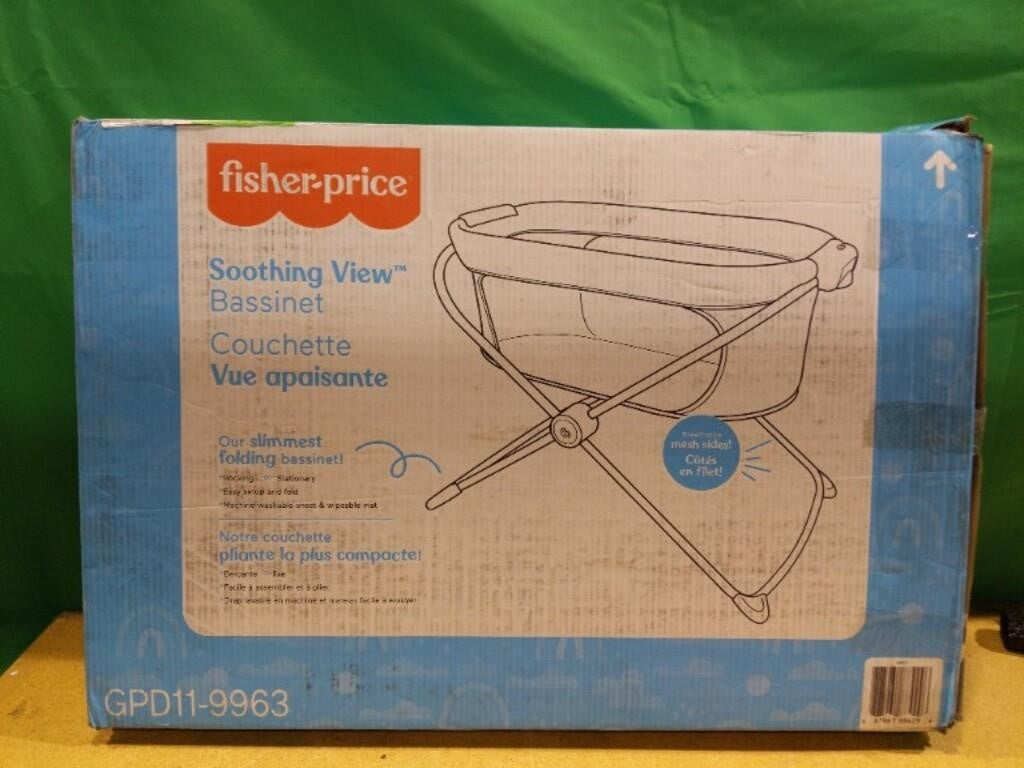 Fisher-Price Soothing View Bassinet – Rainbow Show