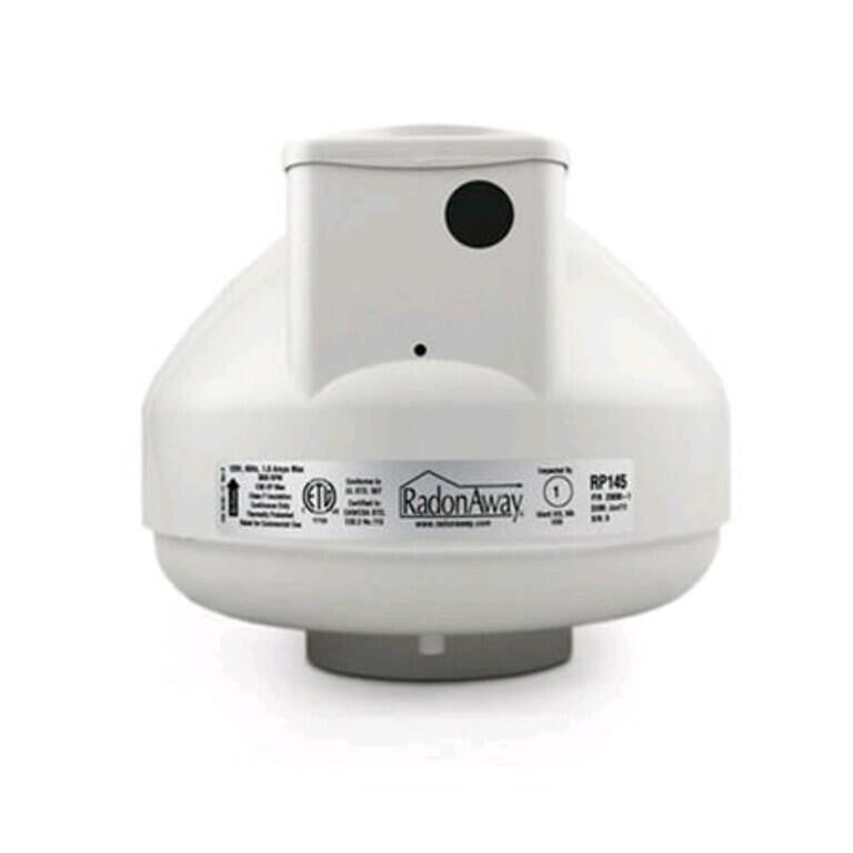 RadonAway RP145 Radon Mitigation Fan/Pump