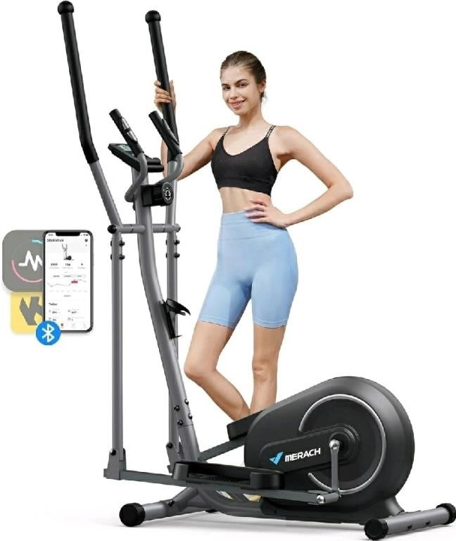 MERACH Elliptical Exercise Machine with Exclusive MERACH