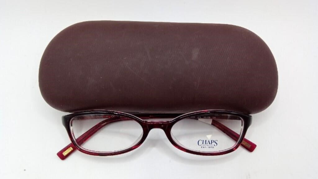 CHAPS Ralph Lauren CP 3008 Eyeglasses. Burgundy. 4