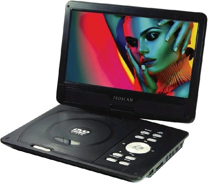 Proscan PDVD1030 10-in. Portable Swivel-S