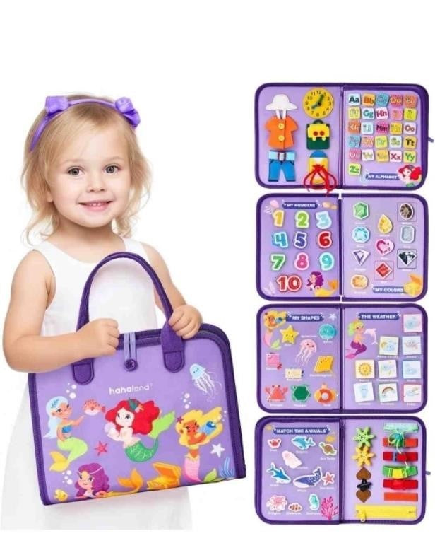 Sensory Toddler Busy Board