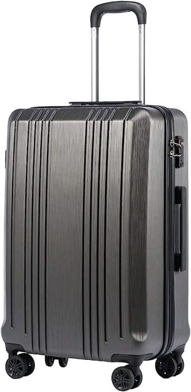 Coolife Luggage Carry On Suitcase Spinner