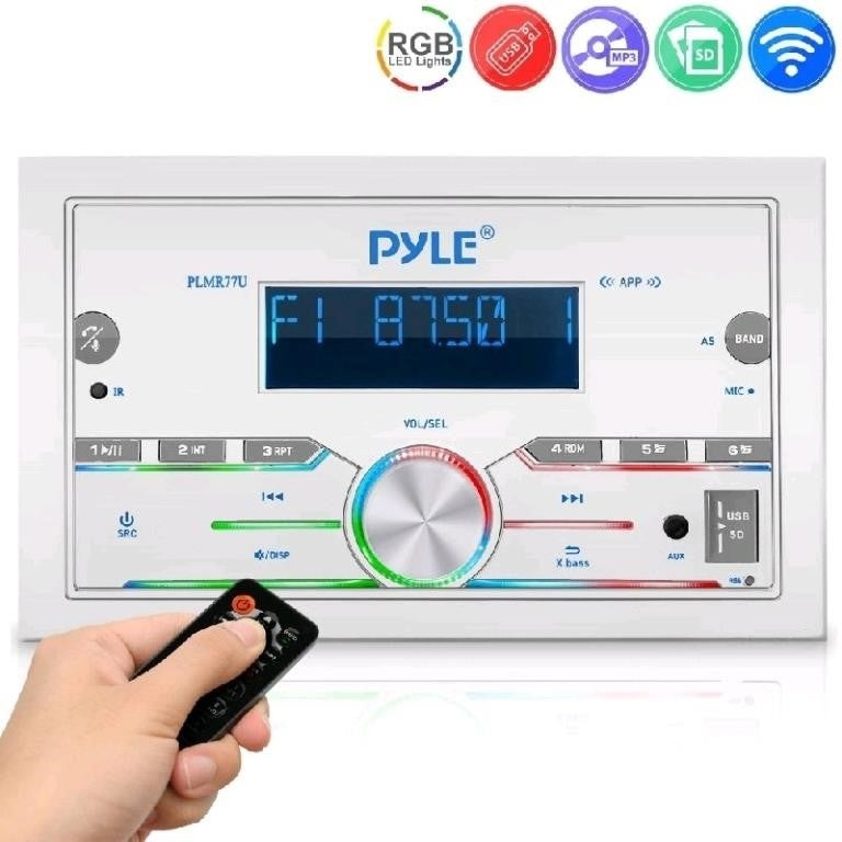 Pyle Marine Bluetooth Cd/Mp3 Radio Receiver