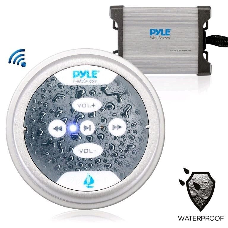 Pyle Waterproof Bluetooth Marine Amplifier Rec