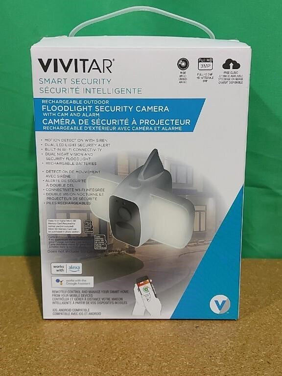 Vivitar IPC-49WHT Wide Angle Full HD Wi-Fi Smart H