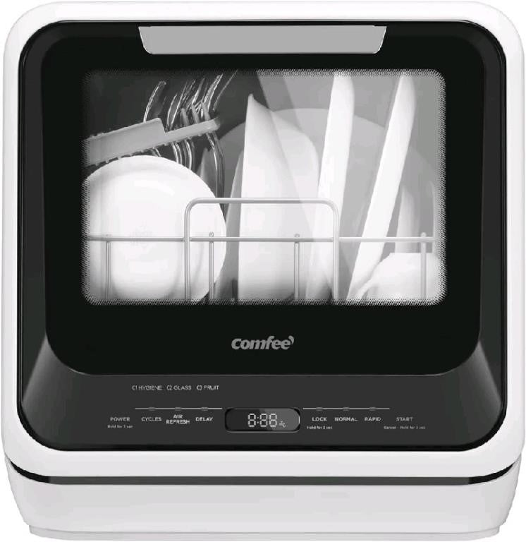 COMFEE' Portable Mini Dishwasher Countertop w