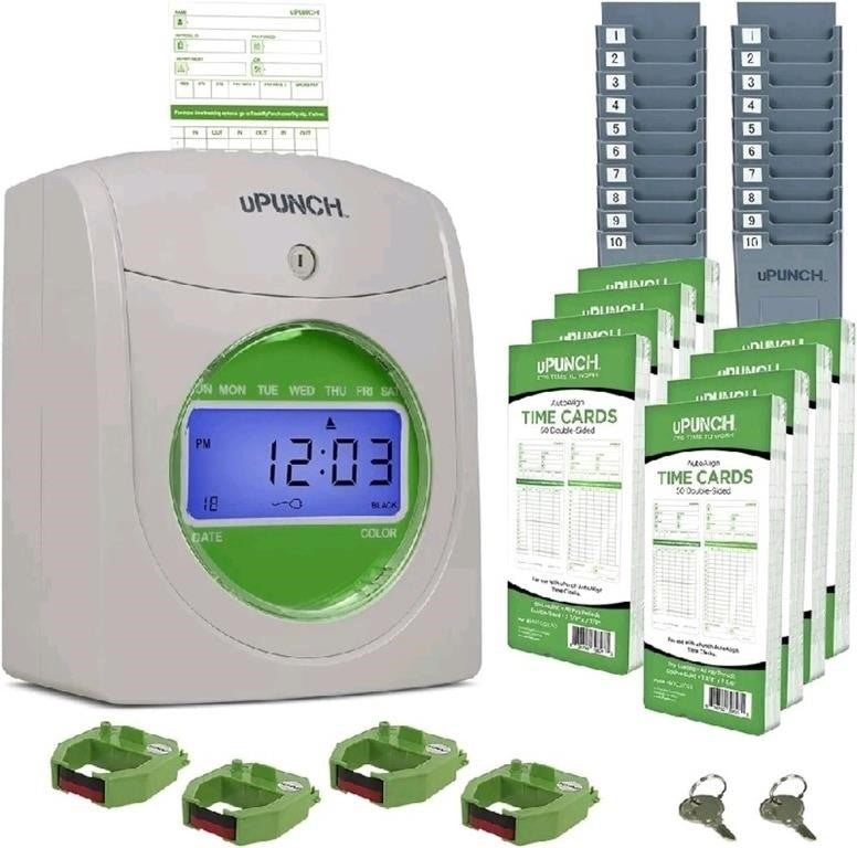 uPunch Small Business AutoAlign Time Clock Start-U