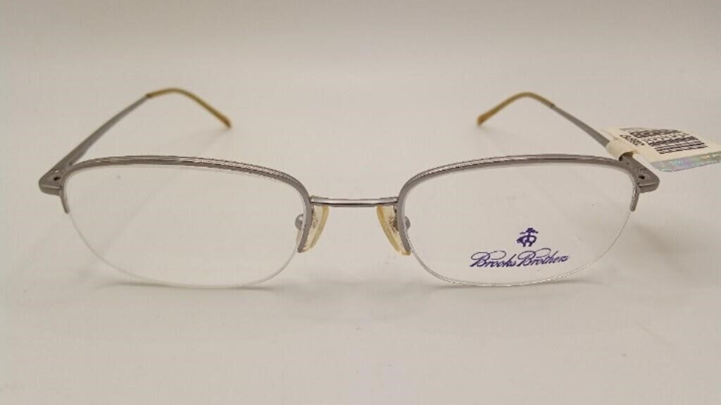 Brooks Brothers BB403 Eyeglass Frames. Dark Steel,