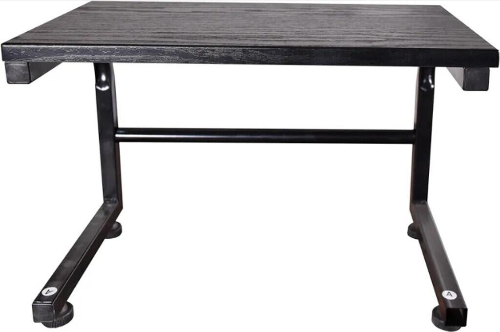 Juissano Tall Frame End Table Black 40.5D x 22W x