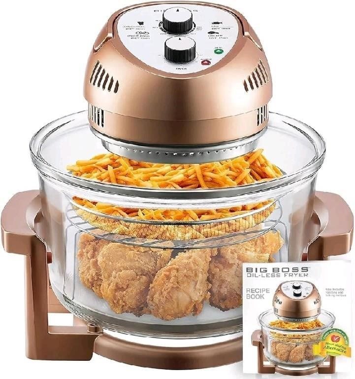 Big Boss Air Fryer, Large 16 Quart Oil-Le