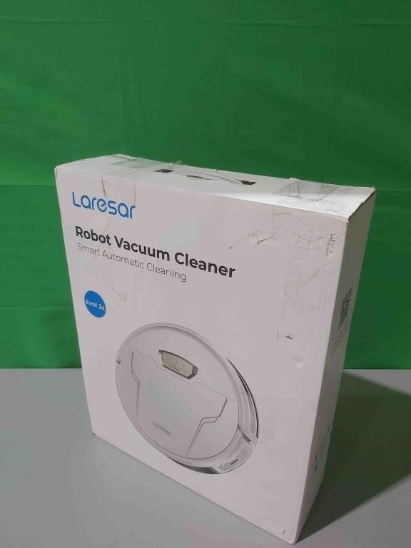 Laresar Evol 3s Robot Vacuum Cleaner, Whi