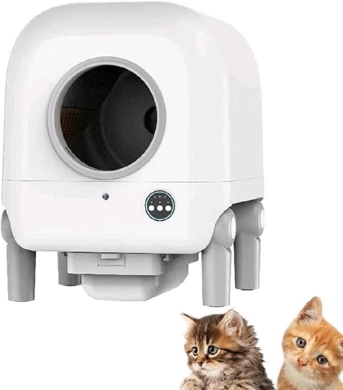 Self Cleaning Cat Litter Box for Multiple Cats