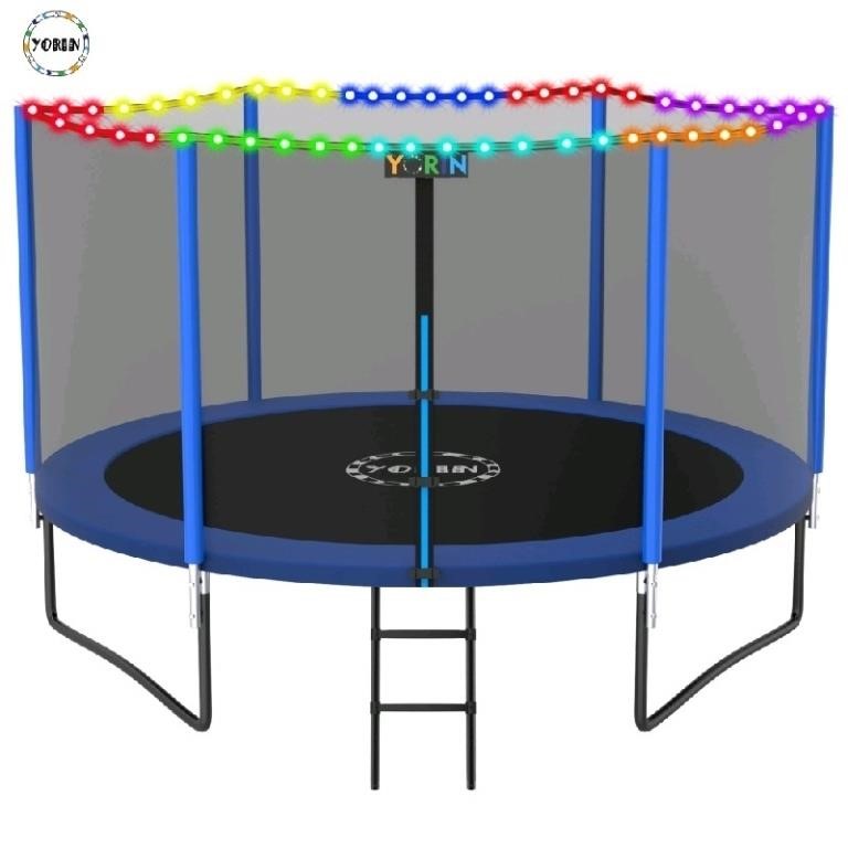 YORIN 8 FT Trampoline for Adults with Enclosur