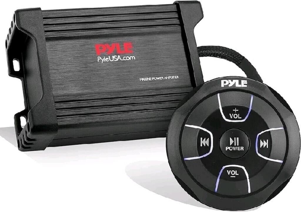 Pyle Waterproof Bluetooth Marine Amplifier Rec