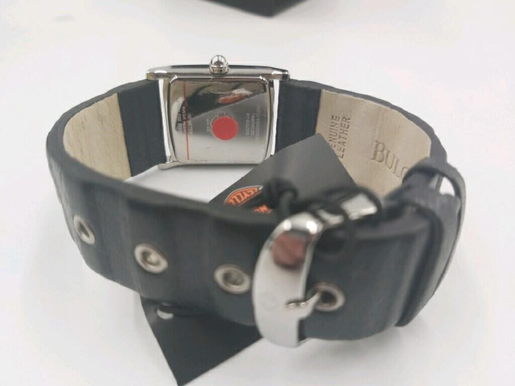 Harley-Davidson, Women's Watch, Square Face w/ Stu