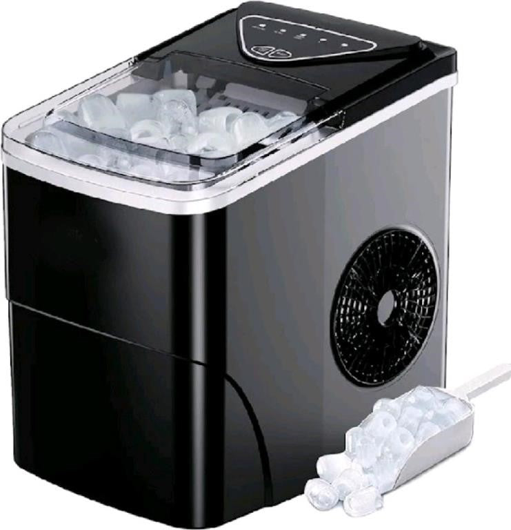 Silonn Ice Maker Countertop, 9 Cubes Ready