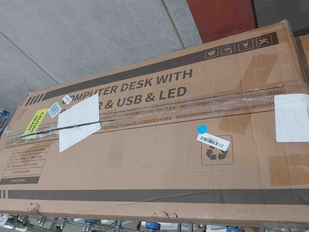 AODK Gaming Desk with Monitor Shelf, 40 Inch