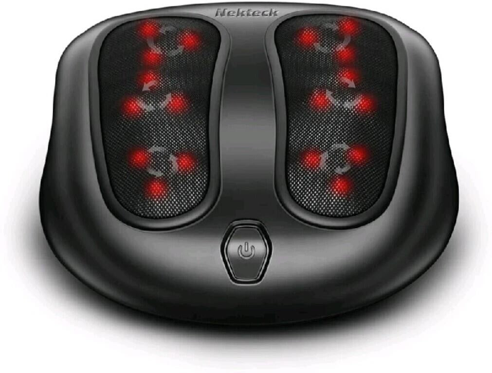 Nekteck, Foot Massager with Heat, Black