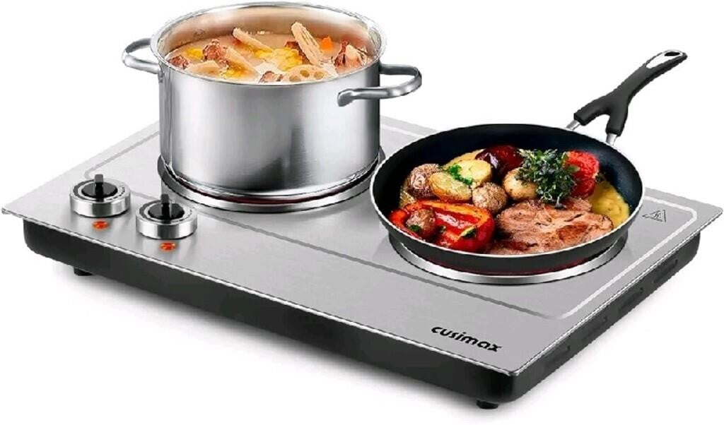 Hot Plate,Cusimax Dual Infrared Burner