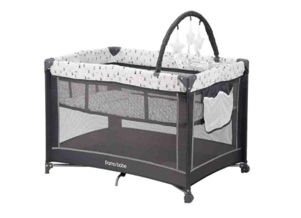 Lightweight Travel Playard with Mattress and Wheels (Rabbit)