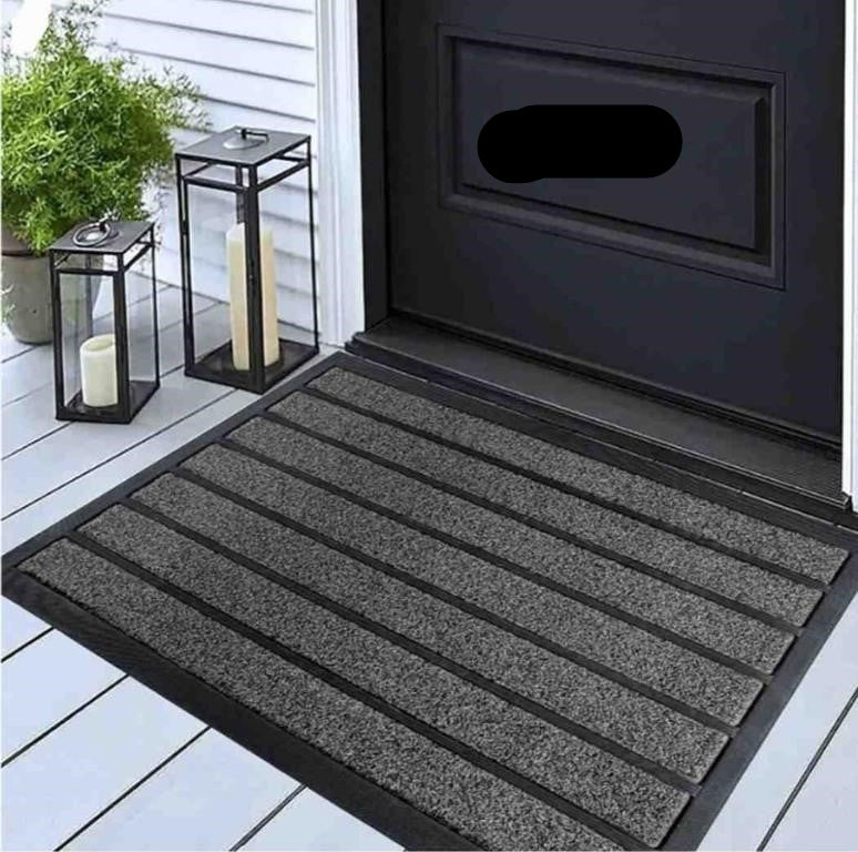 HIYARD Front Door Mat, Dirt Trapper Outdoor Welcome Mats