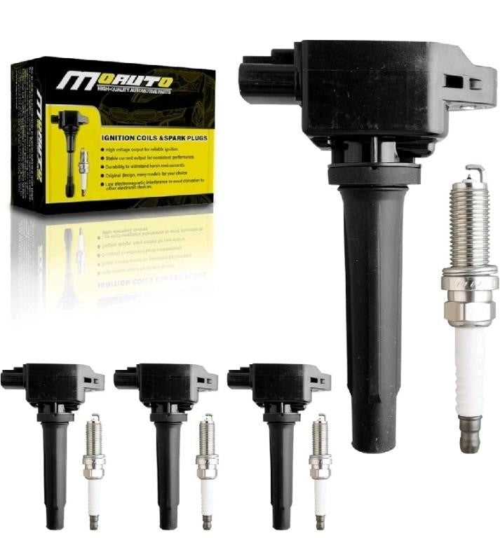 MOAUTO Set of 4 Ignition Coils Pack UF656 & 4