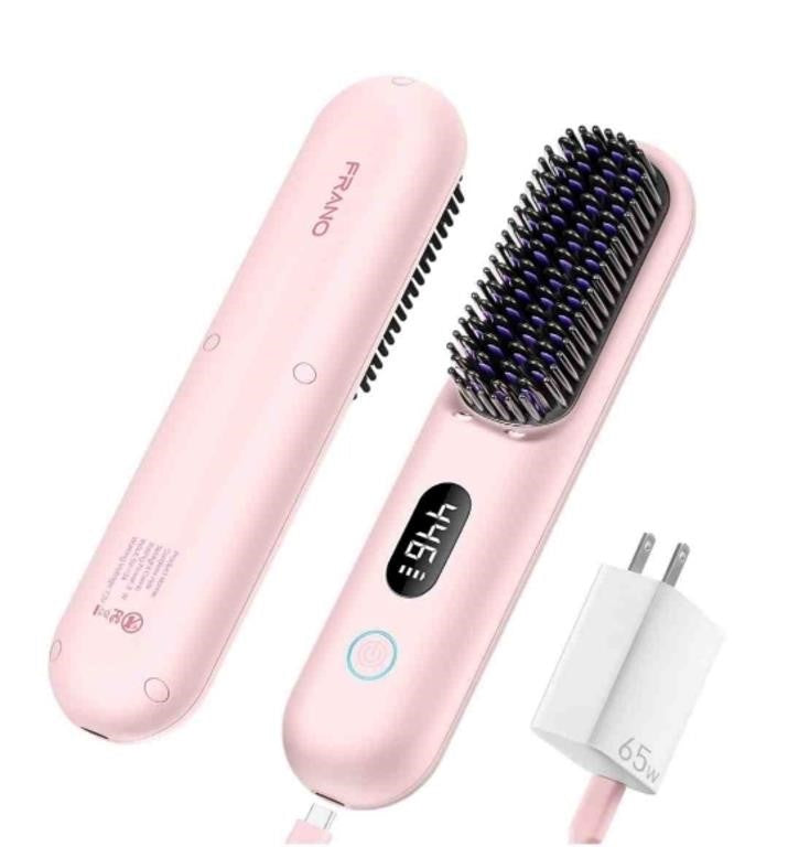 FRANO Cordless Hair Straightener Brush