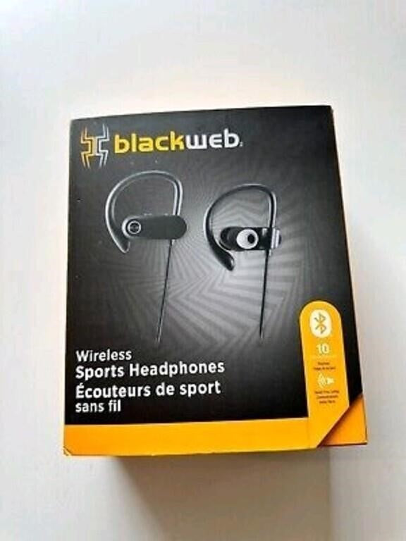 BLACKWEB Wireless Sports Ear-Hook IPX4 Water-Resis