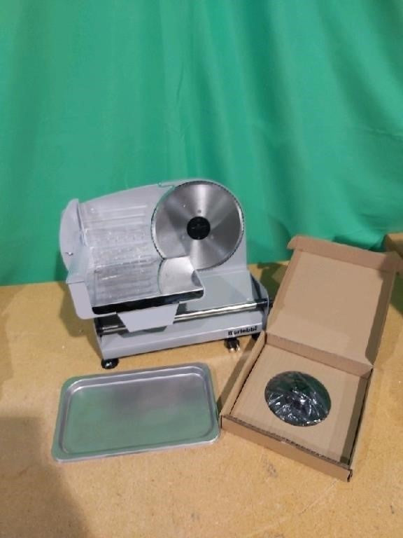 Borlebbi Meat Slicer, 200W Electric Food Slicer