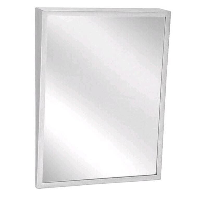 Bradley 740-018302 - Fixed Tilt Mirror, 18"x30