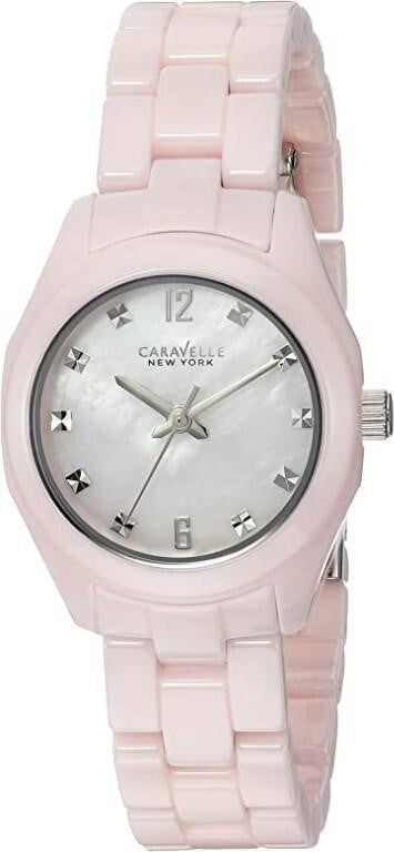 CARAVELLE NEW YORK Women's 45L165 Pink Ceramic Qua