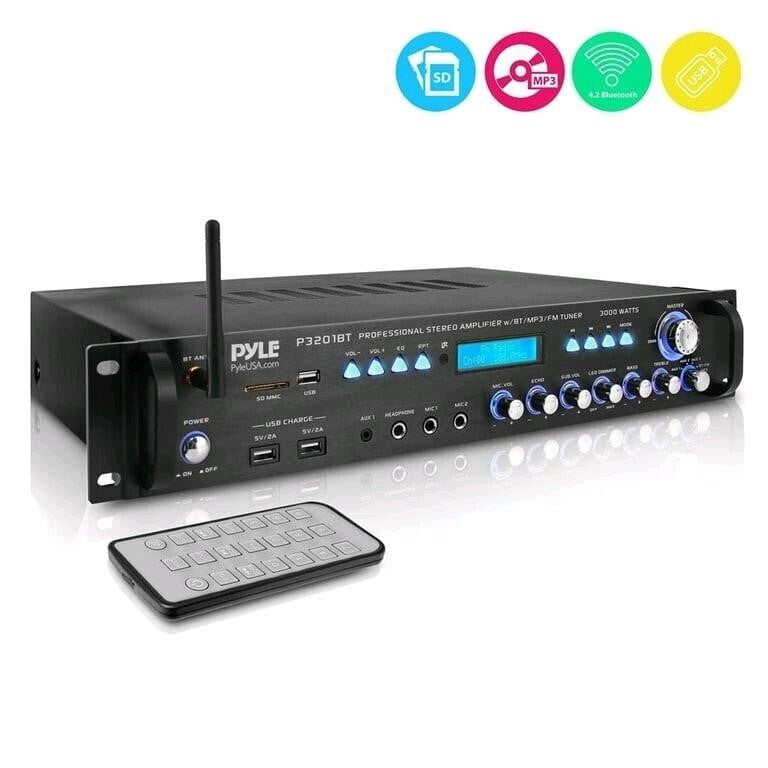 Pyle 3000 Watt Pro Home Audio Multi Chann