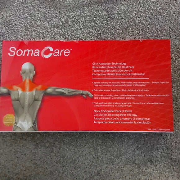 SomaCare Click Activation Tech Renewable Therapeutic Heat Pack - Neck & Shoulder