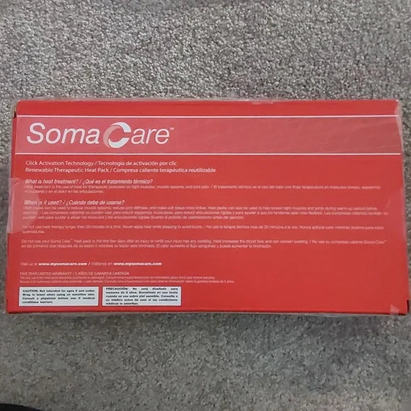 SomaCare Click Activation Tech Renewable Therapeutic Heat Pack - Neck & Shoulder