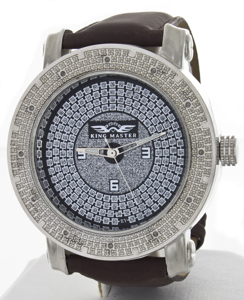 King Master Men's CZ Stones Silver